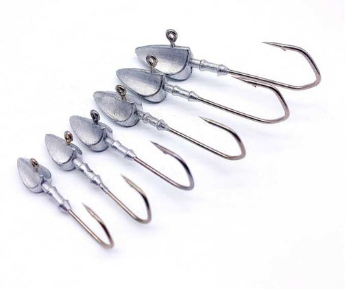 LandCaster Fishing Baits & Lures 21 Gram 3/0 Jigheads 3 Pack Jigheads 3/0 Strong and Sharp 14g 21g Triangle Shape Jig Heads With Strong Design Hooks Snapper Flathead Bream Jacks and More!