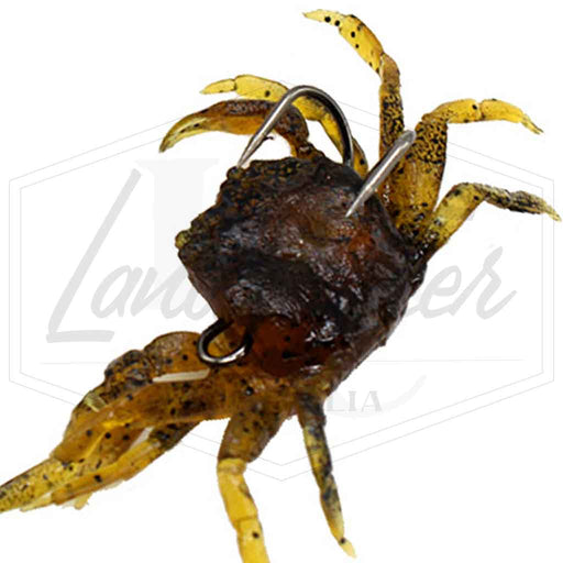LandCaster Lures Dark Brown With Flake LandCaster™ Can Do Crab Lure Smashes Big Bream Flathead Snapper and Barra!