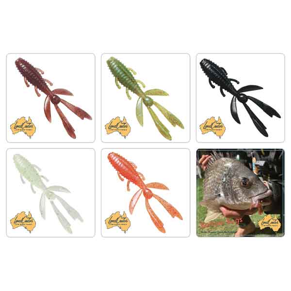 Bottom Bug Crayfish Nippers 65mm 20 Pcs for Bream Flathead Perch More —  LandCaster Tackle