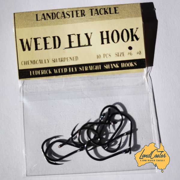 Luderick Fly Tying Hooks #6 and #8 Needle Point Straight Shank Short S —  LandCaster Tackle