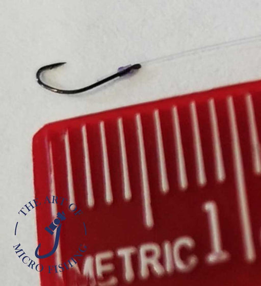 1-2-3 Pre Snelled Micro Fishing Hooks in 3 Sizes (30 26 24) 10 Pack - The  Art of Micro Fishing